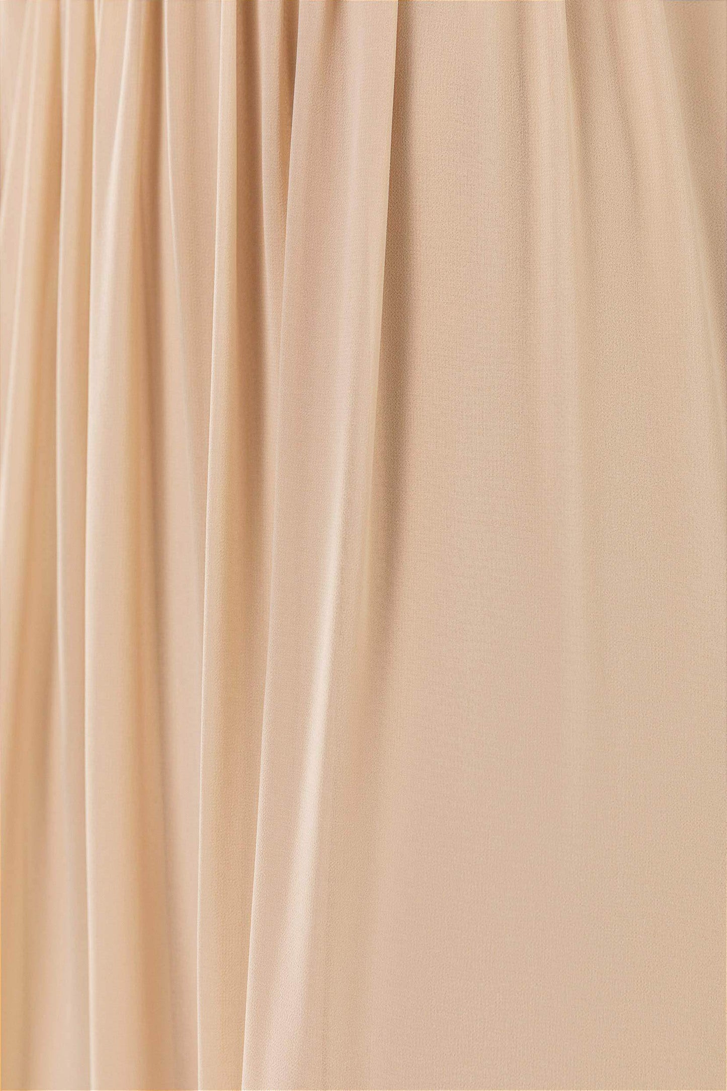 Trumpet Sweep-Brush Train Chiffon Bridesmaid Dress CB0480