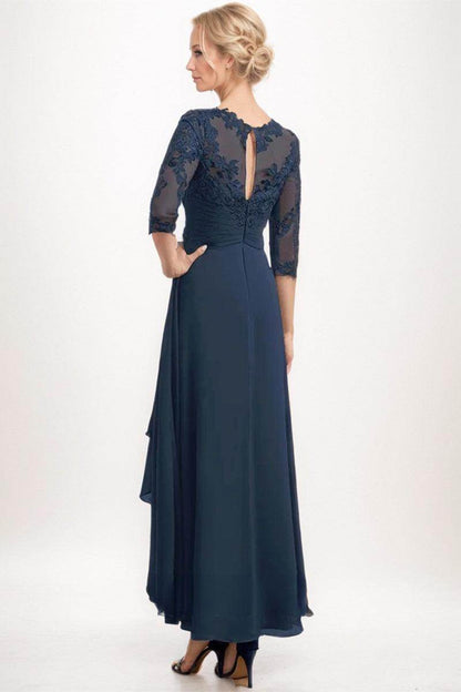 A-Line Midi Chiffon Mother Dress CM0264