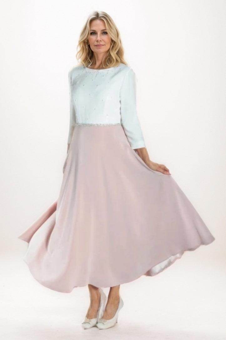 A-Line Maxi Chiffon Mother Of The Bride Dress CM0282