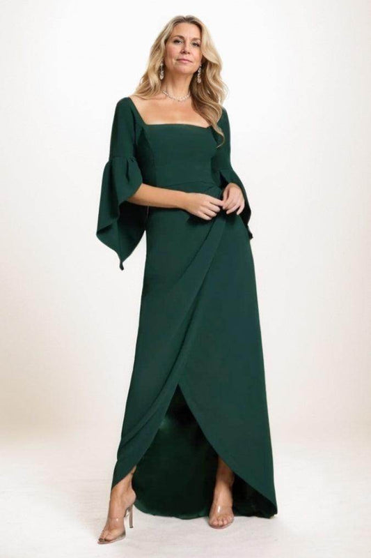 Sheath Maxi Elastic Cloth Mother Of The Bride Dress CM0294