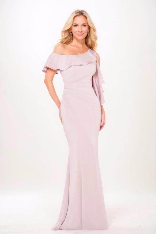 Mermaid Maxi Elastic Silk like Satin Mother Of The Bride Dress CM0315