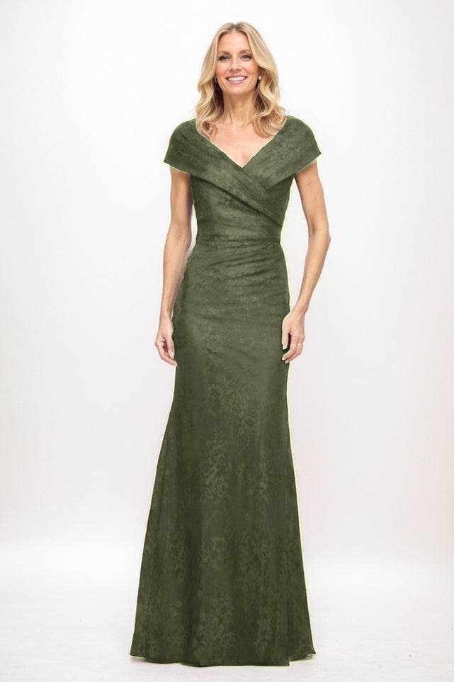 Sheath Maxi Elastic Satin Mother Of The Bride Dress CM0325