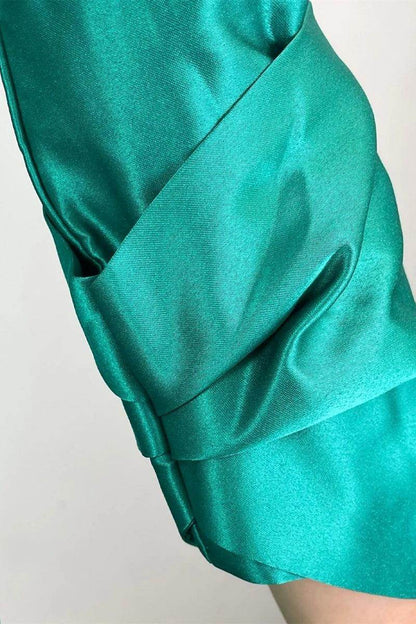 Sheath Column V Neck 3/4 Sleeves Knee Length Mother Dresses CM0353