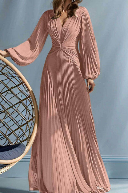 A Line V Neck Mother of the Bride Dresses with Ruched CM0367