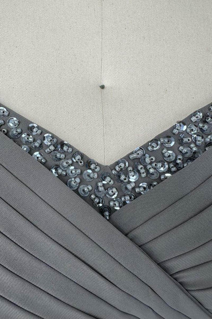 Sheath Off the Shoulder Sleeveless Floor Length Mother Dresses CM0379