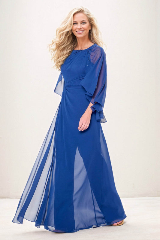 Jumpsuit Maxi Chiffon Mother of the Bride Dresses CM0392