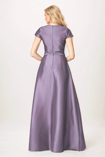 A-Line Maxi Satin Mother of the Bride Dresses CM0400