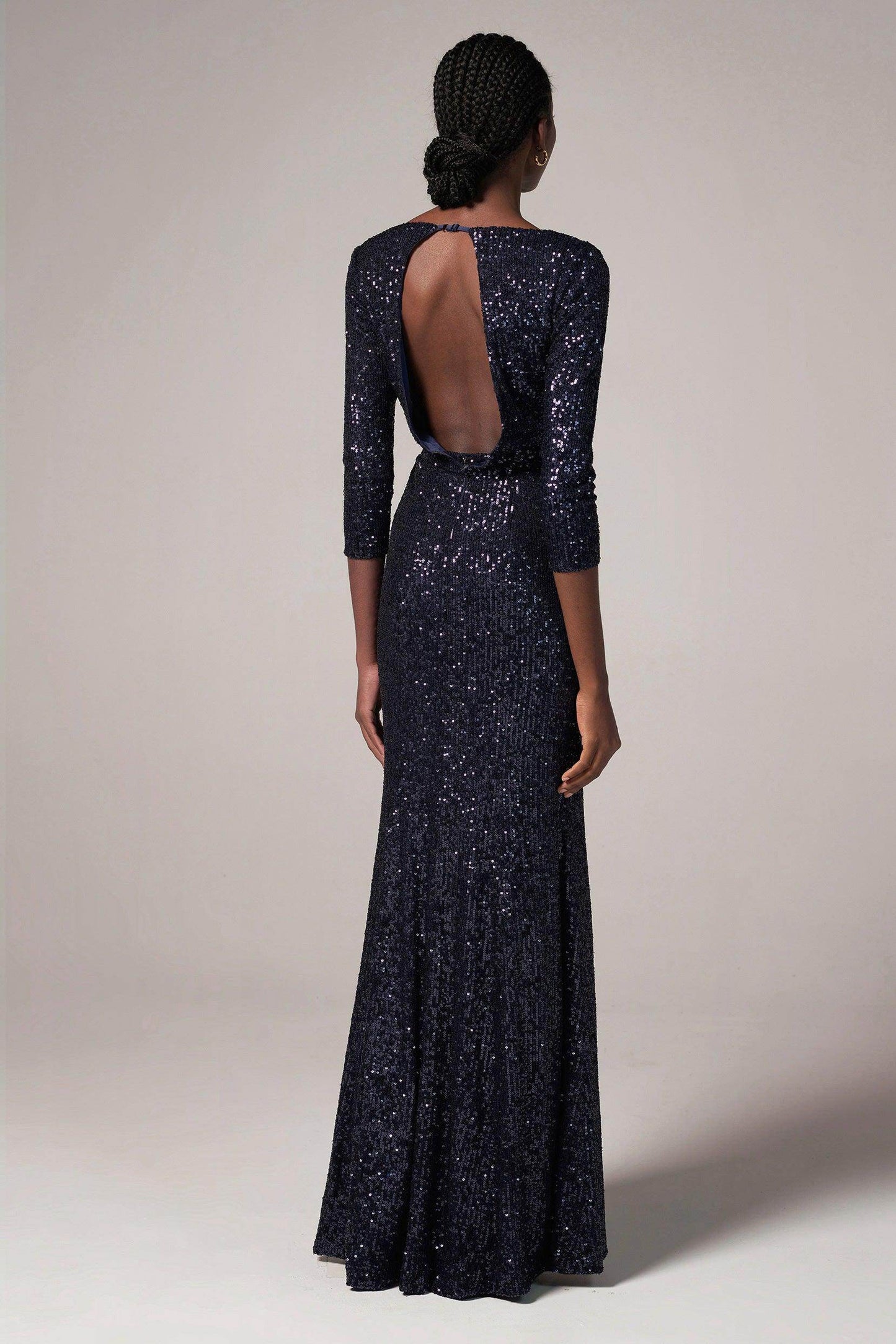 Sheath-Column Floor Length Sequined Dress CS0293