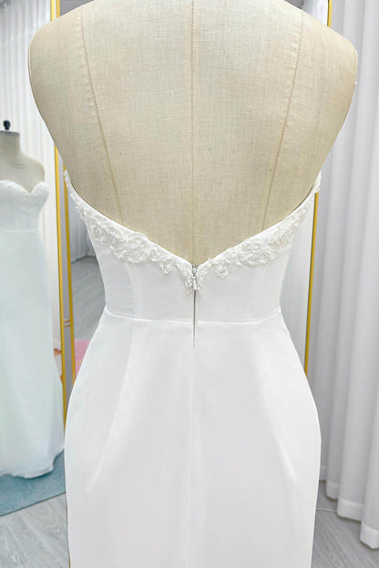 Trumpet-Mermaid Court Train Chiffon Wedding Dress CW3267