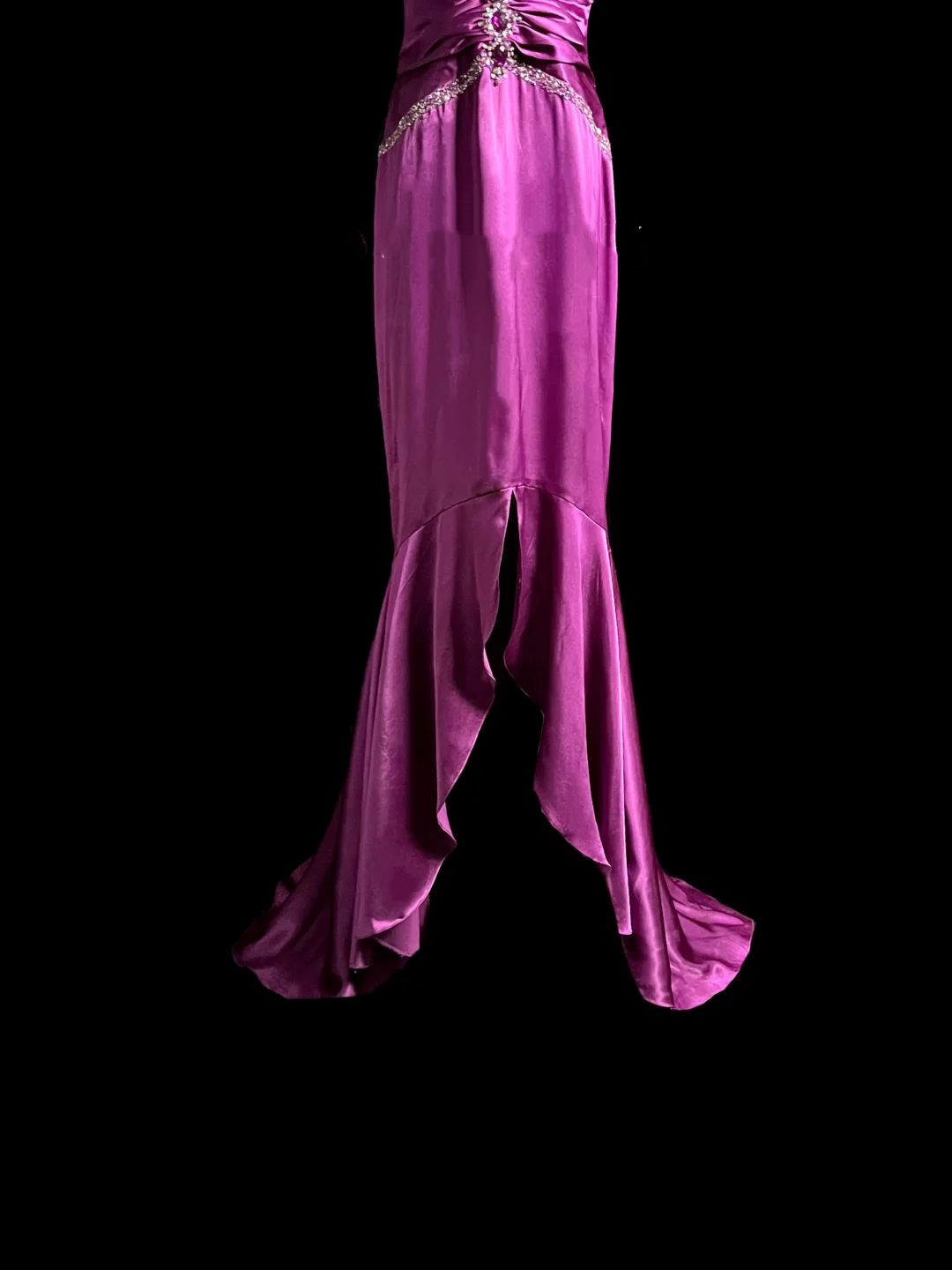 Elegant Glamour Mermaid Halter Grape Backless Satin Long Prom Dresses Party Dress Evening Dress DP914