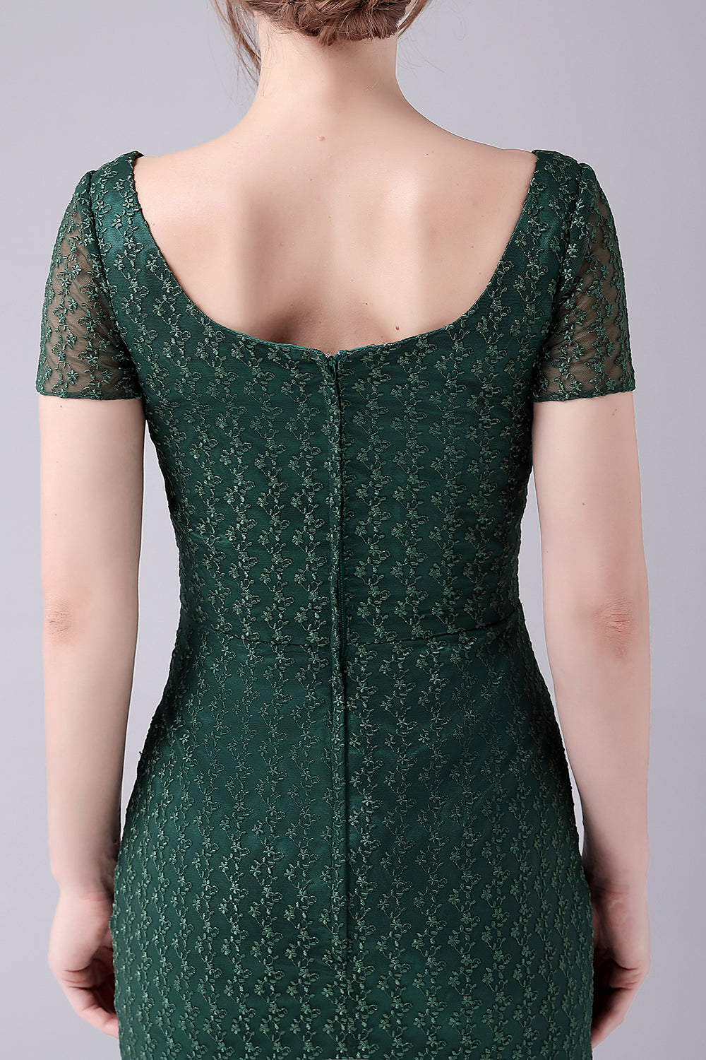 Mermaid Square Neck Long Mother Of the Bride Dress