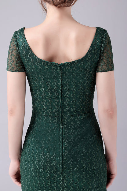 Mermaid Square Neck Long Mother Of the Bride Dress