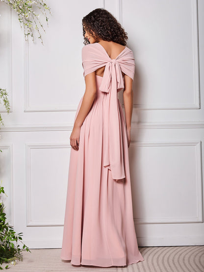 With Sleeves Multi Wear Convertible Bridesmaid Dresses