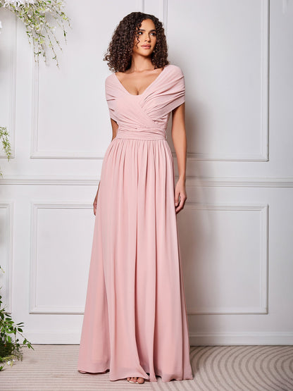 With Sleeves Multi Wear Convertible Bridesmaid Dresses