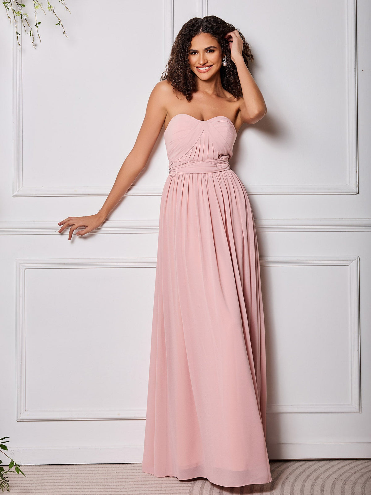 Strapless Multi Wear Convertible Bridesmaid Dresses