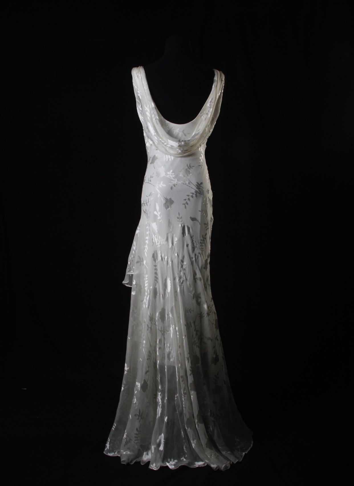 V-neck Chiffon Beaded Long Prom Dress Simple Mermaid Wedding Dress ED01527