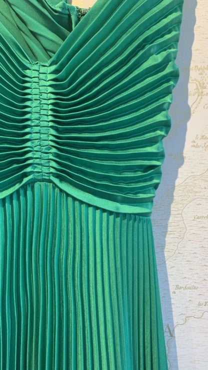 Forest Green Backless Prom Dress for Vegas Pool Party💚 Glam Chiffon Evening Dress for Special Ocassion ED01530