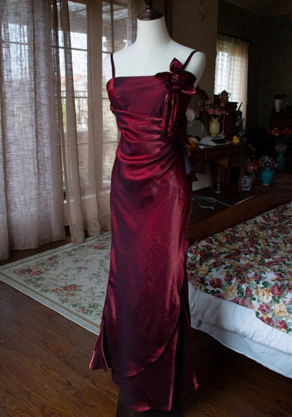 ❤️90s Retro Chiffon Ruffles Prom Dress 💃Charming  Evening Dress for Quinceanera&Graduation ED01709