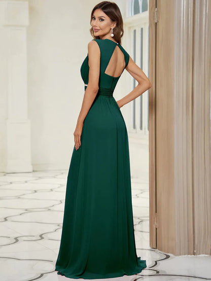 Aimishang Sleeveless Grecian Style Formal Evening Dresses for Women