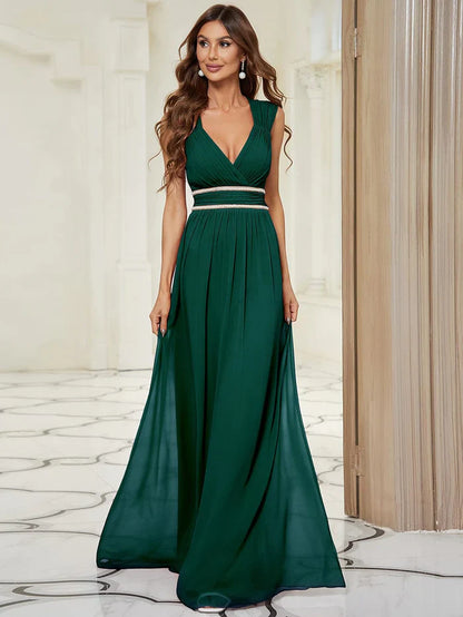 Aimishang Sleeveless Grecian Style Formal Evening Dresses for Women