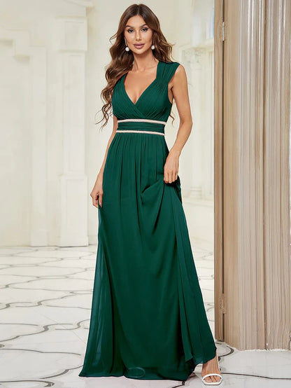 Aimishang Sleeveless Grecian Style Formal Evening Dresses for Women
