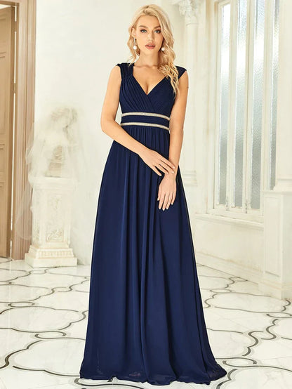 Aimishang Sleeveless Grecian Style Formal Evening Dresses for Women