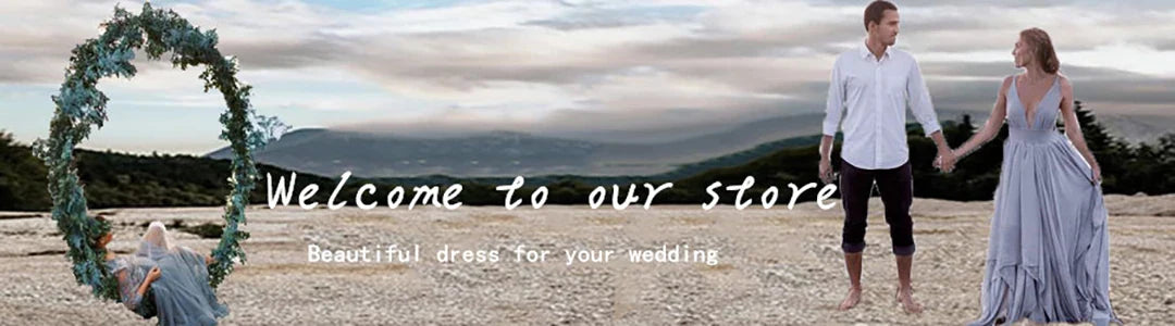 DREAM Customized Lace Boho Wedding Dresses V Neck Backless Gown