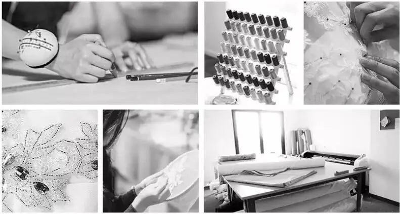 YunShang Sexy Sleeveless Wedding Dress High Split Lace Appliques A-Line Bride Gown