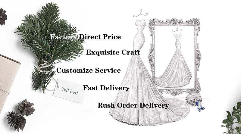 Customized Ivory Mermaid Wedding Dresses with Detachable Train and Off Shoulder 3D Flowers