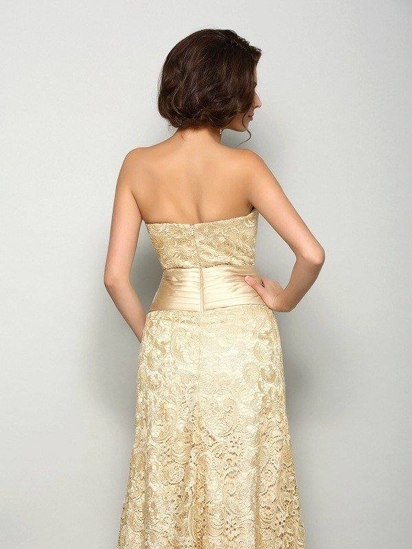 A-Line/Princess Sweetheart Sleeveless Long Satin Mother of the Bride Dresses - RongMoon