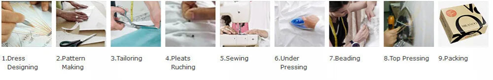 BEPEITHY Customized V Neck Sleeveless Wedding Dresses A Line Bridal Gown