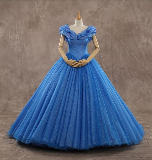 Ice Organza Ball Gowns Cinderella Dresses