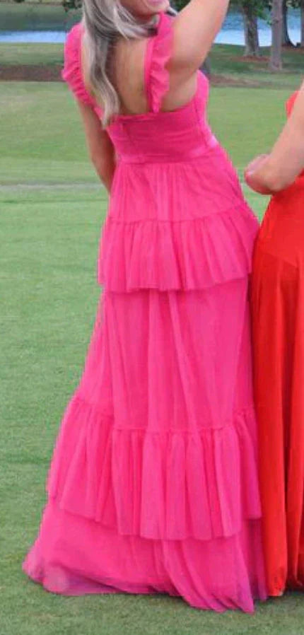 Aimishang Long Prom Dresses Tulle Formal Evening Dress Charming Party Dress