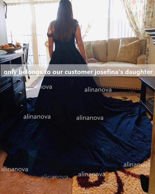 Lace Pearl Beaded V Neck Off Shoulder Ball Gowns