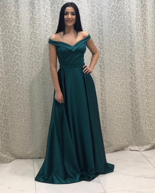 Long Formal Dresses Off The Shoulder