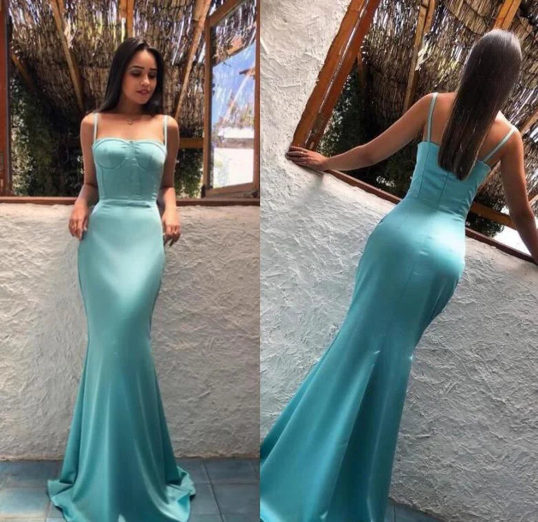 Aimishang Mermaid Evening Dresses Long Straps Fashionable Prom Dresses Modern