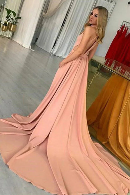 Aimishang Evening Dresses Modest Open Back Simple Elegant Prom Dresses