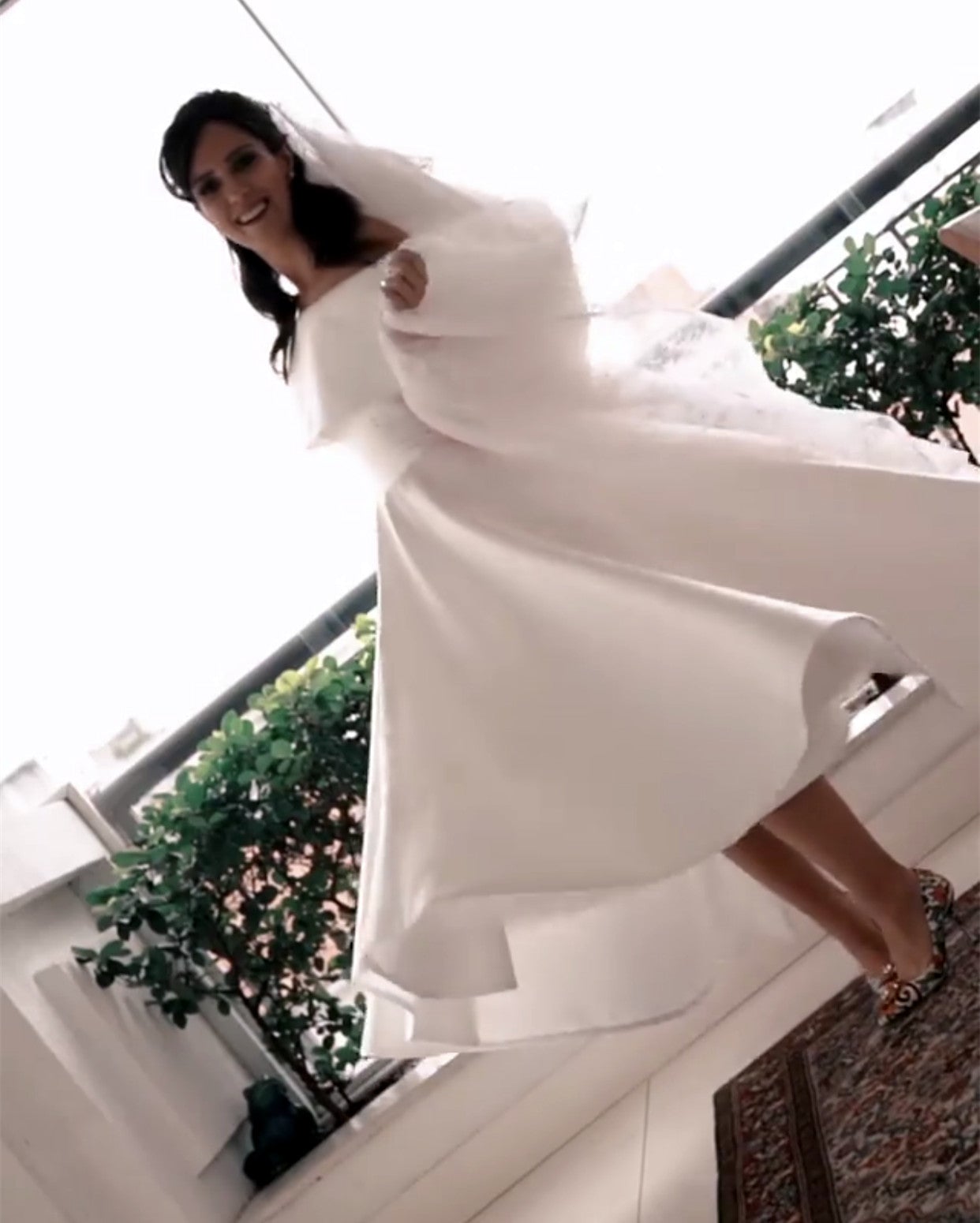 Off Shoulder Satin Wedding Dresses Front Short Long In Back