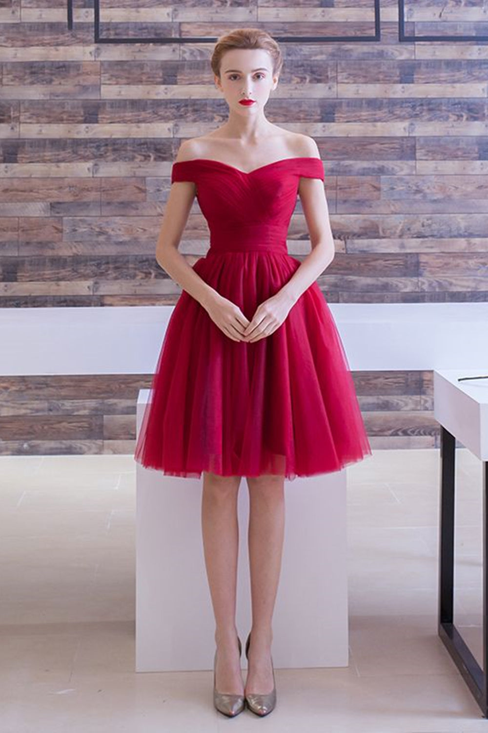 Off the Shoulder Purple Short Prom Dress, Off Shoulder Purple Wine Red Homecoming Dress, Purple Burgundy Formal Evening Dress