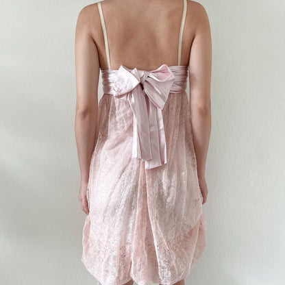 Sweet And Elegant Light Pink Suspender Lace Bow Bud 16th Birthday Homecoming Dress cc4152