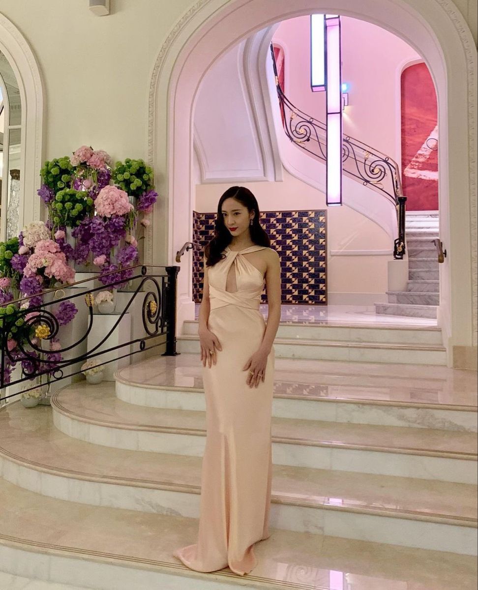 Elegant Pink Mermaid Halter Neck Backless Crisscross Strap Satin Long Prom Dress Evening Dress cc4873
