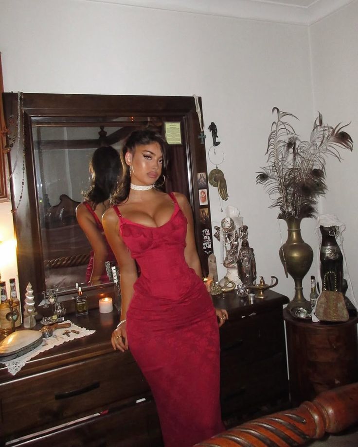 Vintage Burgundy Mermaid Spaghetti Strap Velvet Long Prom Dress Evening Dress cc5179