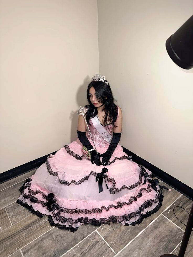 Princess Pink Spaghetti Strap Boned Bow Lace Tulle Long Prom Dress Evening Dress cc5424