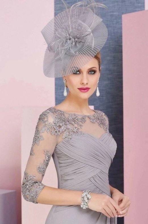 With Jacket Mother Of The Bride Dresses Sheath Knee Length Chiffon Appliques Plus Size Short Groom Mother Dresses For Wedding - RongMoon