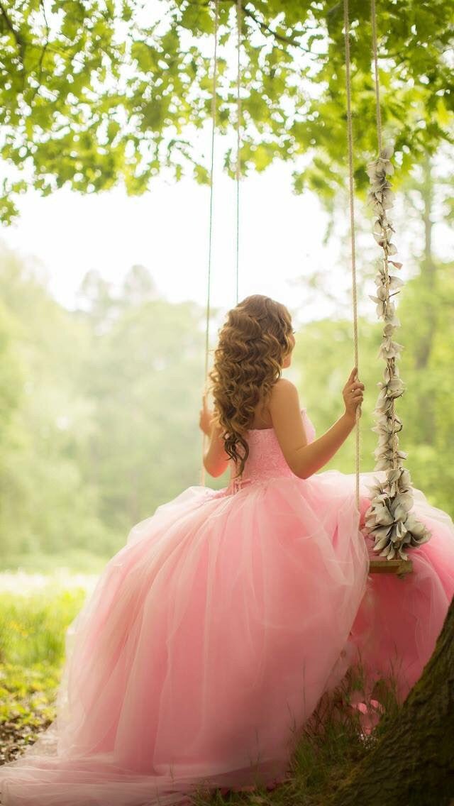Pink Coral Lace Beading Tulle Ball Gowns Quinceanera Dresses