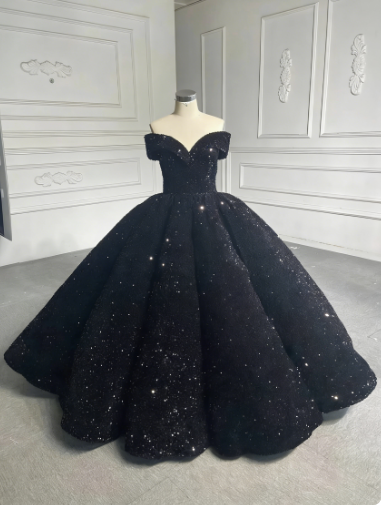 Burgundy Quinceanera Dress Off The Shoulder Sequins Ball Gown Sweet 16 Dress c2562