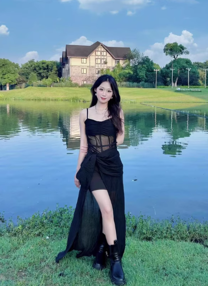New Fashion Floral Design A-line Sleeveless Spaghetti Strap Puffy Dress HZ1024