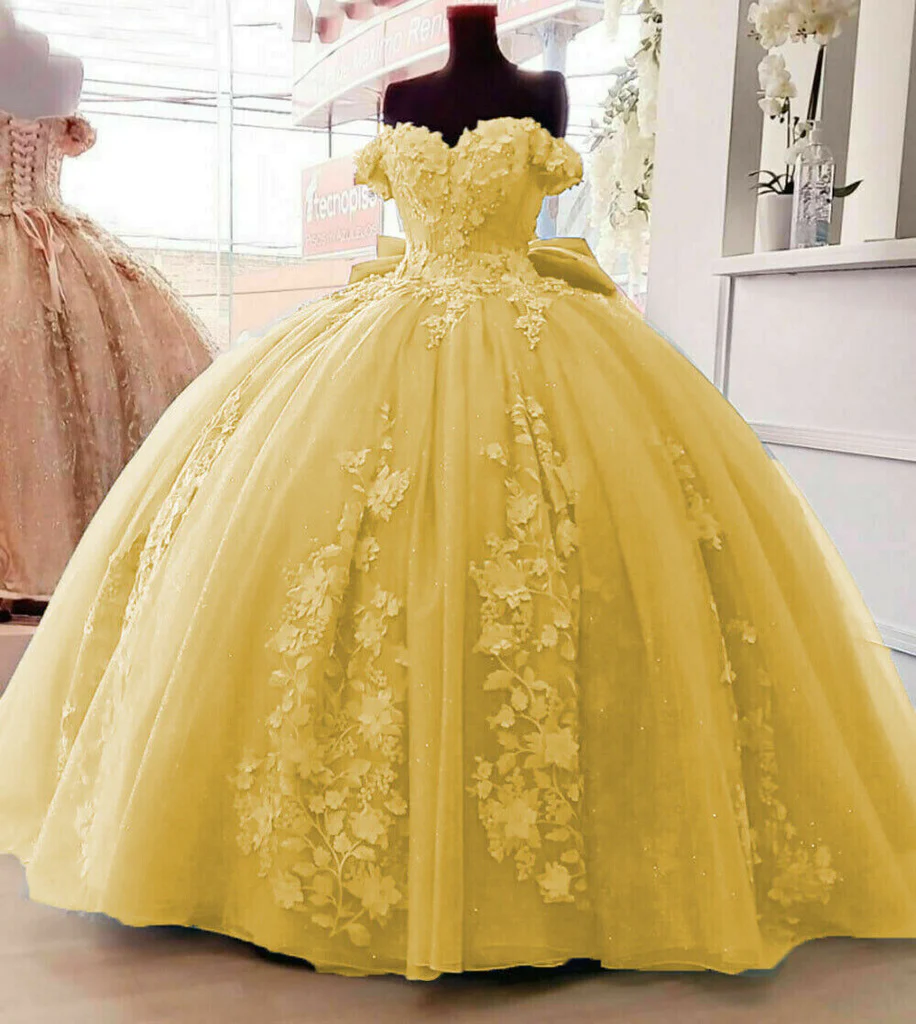 Blue gorgeous exquisite floral applique strapless long prom dress evening gown quinceanera dress sweet 16 years old dress gh930