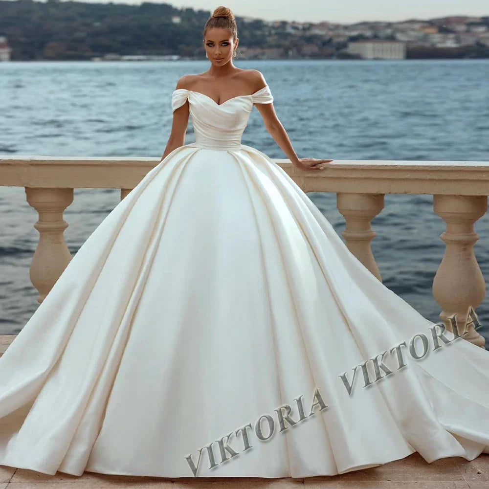 VIKTORIA Vintage Backless Wedding Dresses For Woman Spaghetti Straps Lace Appliques