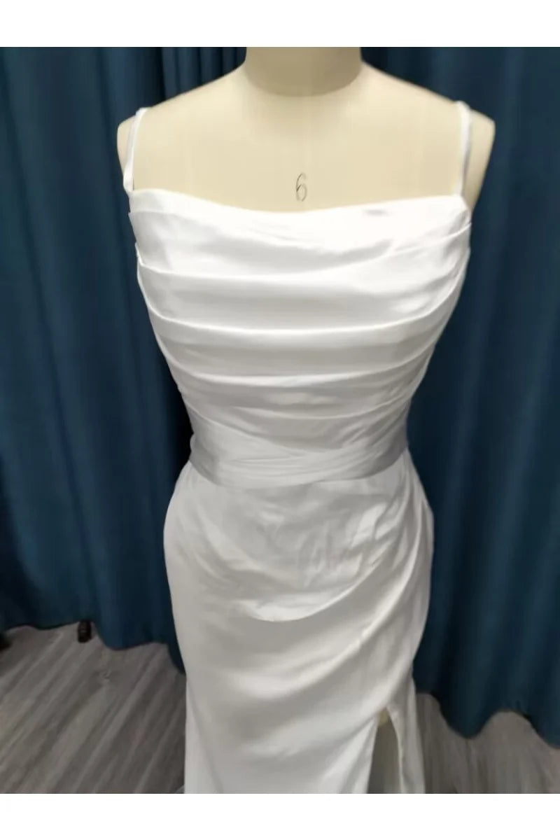 Off Shoulder Beach Wedding Dresses Chiffon Ball Gown Bridal Gown